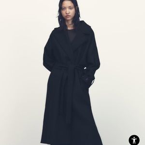 zara belted wool coat